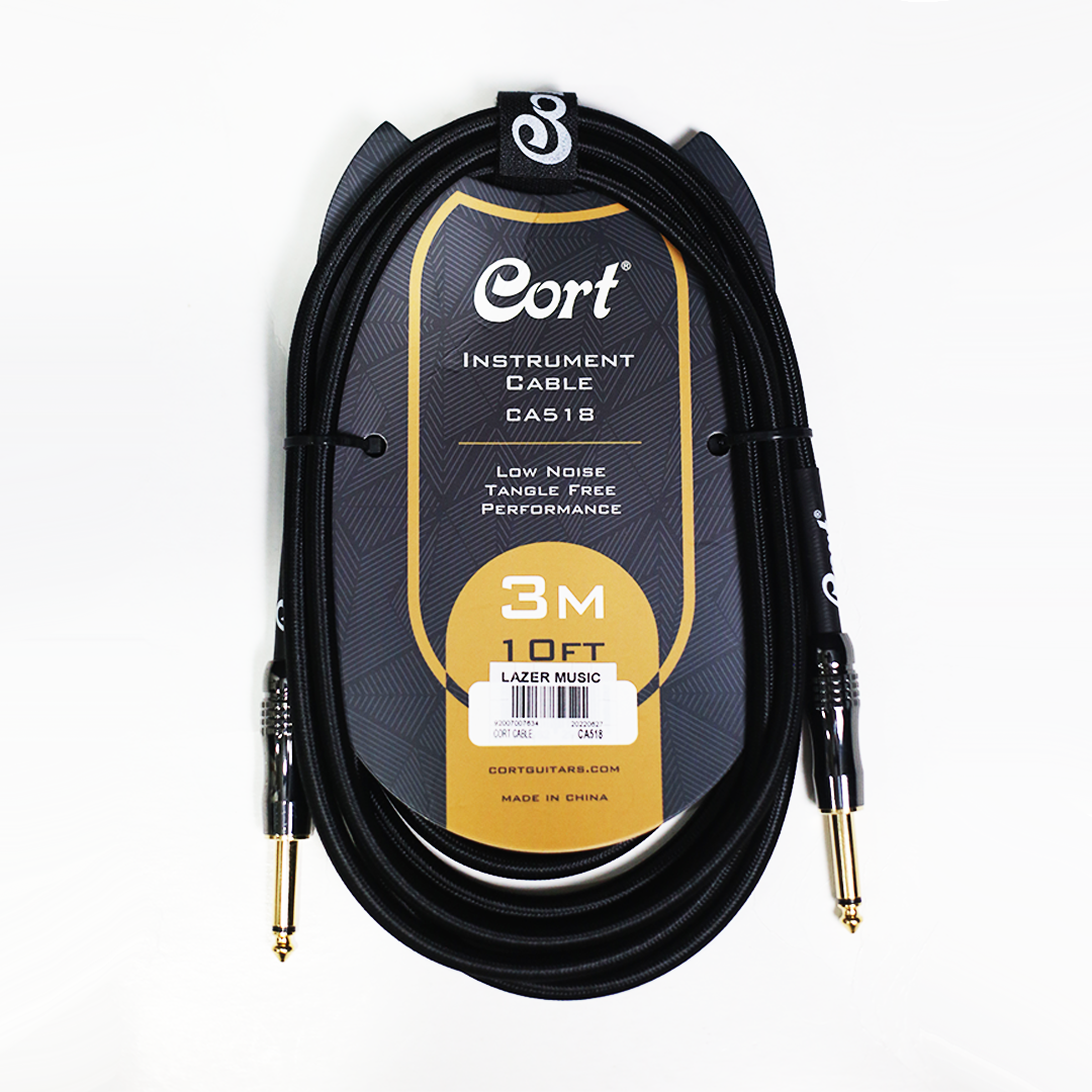 Cort CA518 3m/10ft Instrument Cable (CA518)